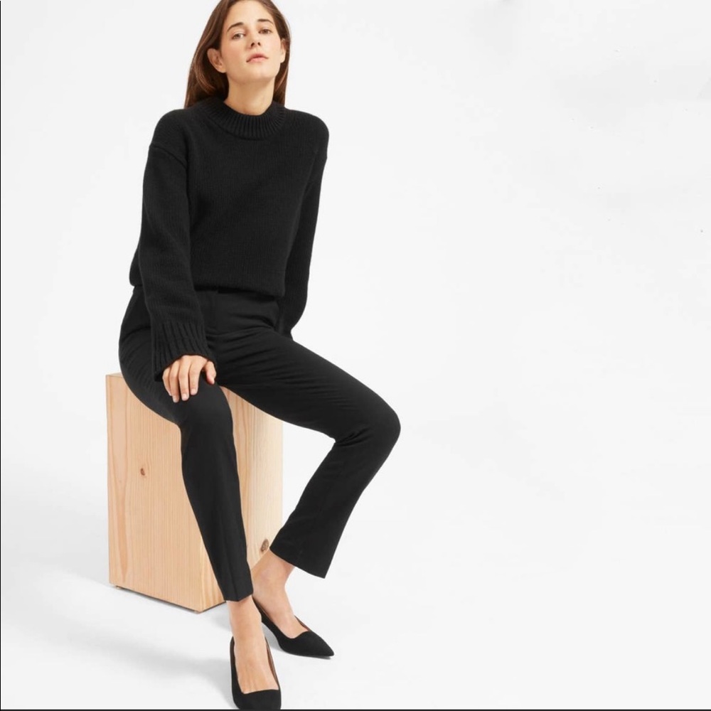 Everlane Italian Wool Stretch Slim Trouser 8 #0990